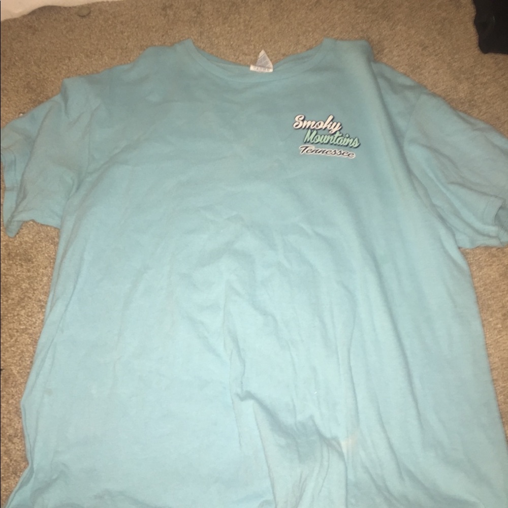 light blue smoky mountains shirt